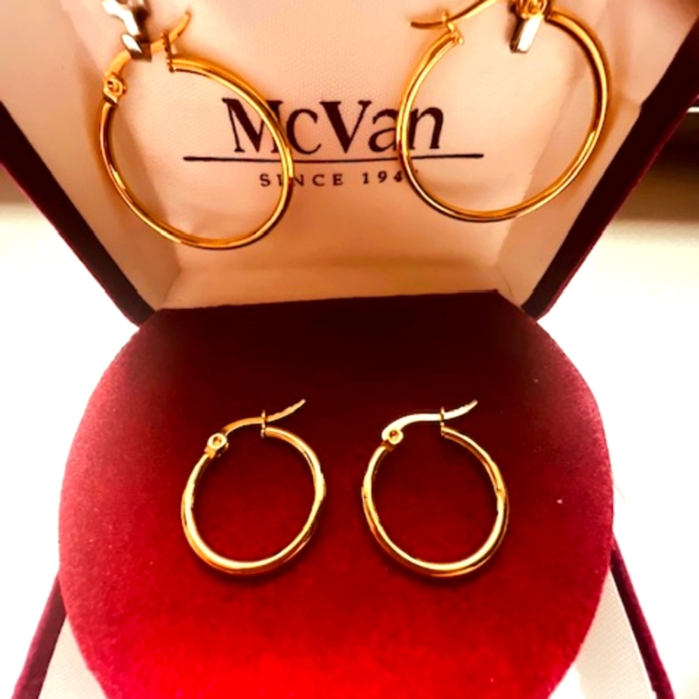 Classic Gold Hoop Earrings
